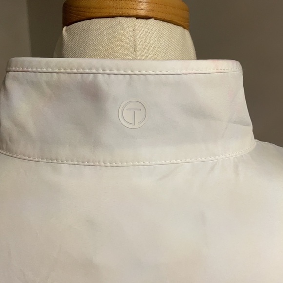 Talbots  women’s white weatherproof zipped Velcro closure vest White relaxed XS - Picture 4 of 12